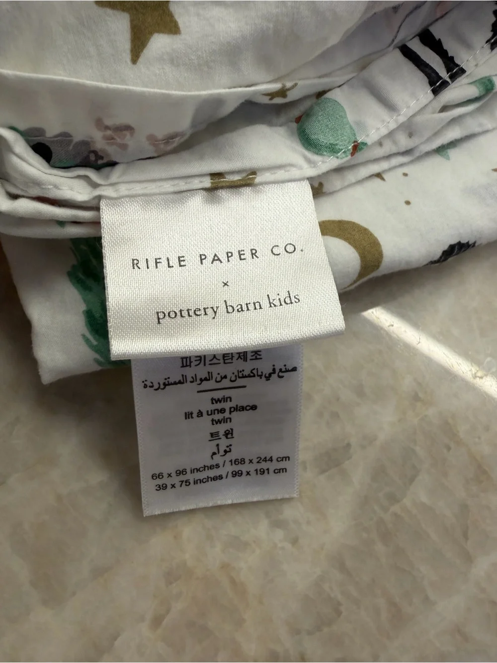 Rifle Paper Co. Halloween Glow-in-the-Dark Sheet Set - Twin